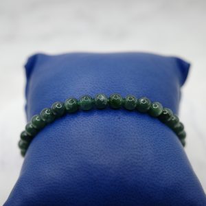 Guatemalan Jadeite Bead (6 mm) Bracelet