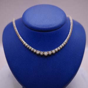 Diamond Riviera Necklace in 14kt Yellow Gold