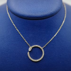 14kt Yellow Gold and Diamond (0.32 ctw) Pendant Necklace on 18" 14kt Yellow Gold Chain