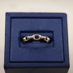 14kt Yellow Gold and Diamond (0.12 ctw) Ring