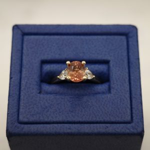 14kt Yellow Gold Sapphire (2.03 ctw) and Diamond (0.47 ctw) Ring